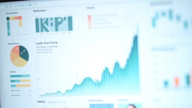 Et dashboard med KPI-er og vekstkurver, som symboliserer data-drevet vekstplanlegging.